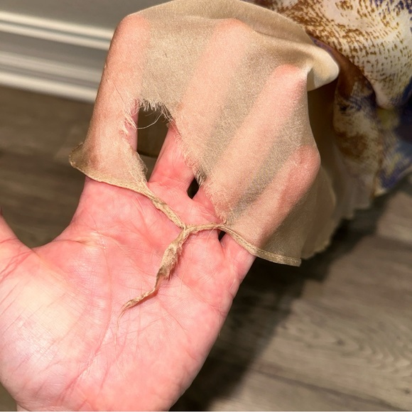 ALEXIS *Harmony* purple yellow gold tiered halter maxi dress gown S *RARE* - Picture 12 of 12